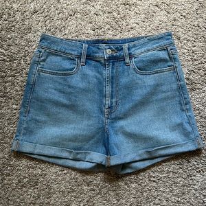 High-waisted Denim Shorts, Old Navy, never worn, size 8